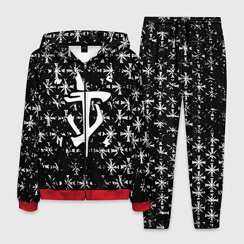 Мужской костюм Doom x farcry game / 3D-Красный – фото 1