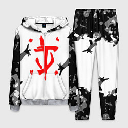Костюм мужской Doom лого камуфляж текстура, цвет: 3D-меланж