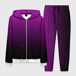 Костюм мужской Purple gradient, цвет: 3D-белый
