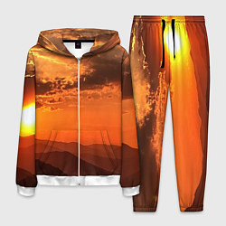 Костюм мужской Закат на перевале актопрак, цвет: 3D-белый