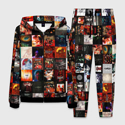 Костюм мужской Slipknot - обложки альбомов и песен, цвет: 3D-черный