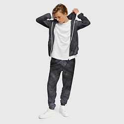 Костюм мужской Абстракция - dark strokes of paint, цвет: 3D-белый — фото 2