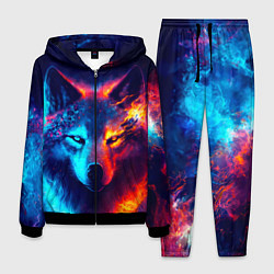 Костюм мужской Волк льда и пламени, цвет: 3D-черный