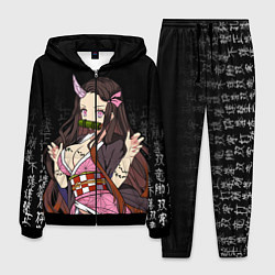 Костюм мужской Клинок, рассекающий демонов, Незуко Комадо, цвет: 3D-черный