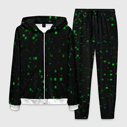 Костюм мужской Color green khaki, цвет: 3D-белый
