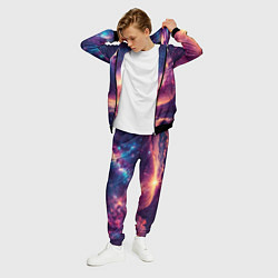 Костюм мужской Фантастический космос вид с планеты, цвет: 3D-черный — фото 2