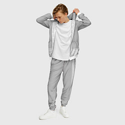 Костюм мужской Славянский узор на сером - вышиванка рубаха, цвет: 3D-белый — фото 2