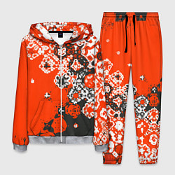 Костюм мужской Красно-черная метаморфоза, цвет: 3D-меланж