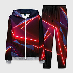 Костюм мужской Neon laser red, цвет: 3D-меланж