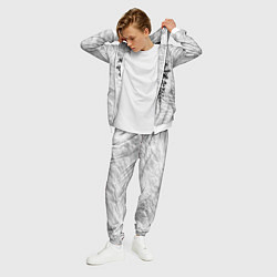 Костюм мужской Вегвизир - компас рун в виде става, цвет: 3D-белый — фото 2