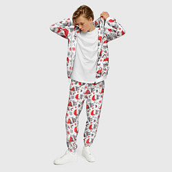 Костюм мужской Новогодние черепа, цвет: 3D-белый — фото 2