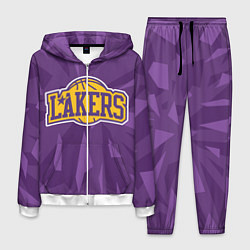 Костюм мужской NBA Los Angeles Lakers, цвет: 3D-белый