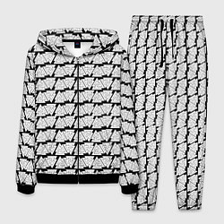 Мужской костюм Символы валькнут как защитная кольчуга