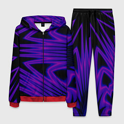 Костюм мужской Color neon blue, цвет: 3D-красный