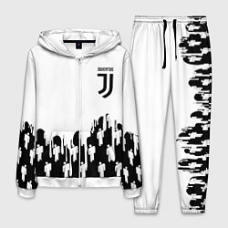 Костюм мужской Ювентус краски люди, цвет: 3D-белый