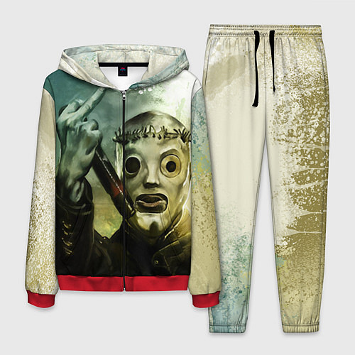 Мужской костюм Slipknot / 3D-Красный – фото 1