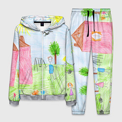 Костюм мужской Детские рисунки, цвет: 3D-меланж