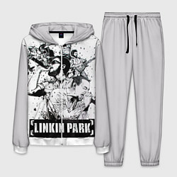 Костюм мужской Linkin Park, цвет: 3D-белый