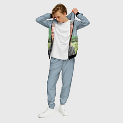 Костюм мужской Рагнар Лодброк, цвет: 3D-черный — фото 2