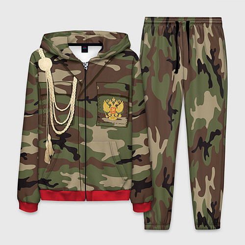 Мужской костюм Униформа дембеля / 3D-Красный – фото 1