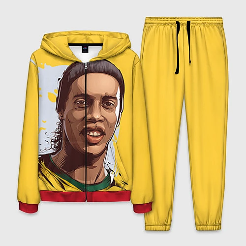 Мужской костюм Ronaldinho Art / 3D-Красный – фото 1