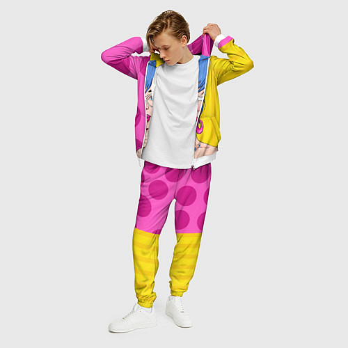 Мужской костюм POP ART / 3D-Белый – фото 3