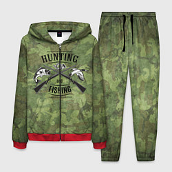 Костюм мужской Hunting & Fishing, цвет: 3D-красный