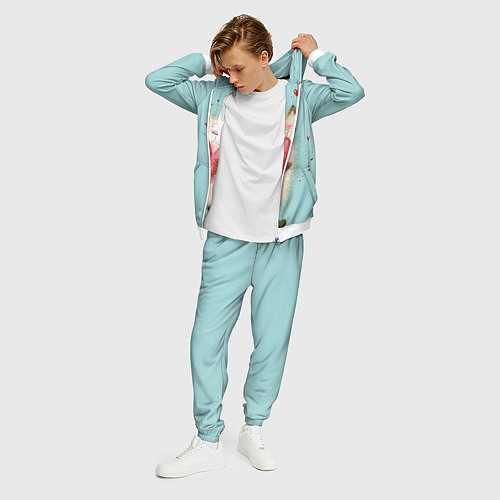 Мужской костюм Котик / 3D-Белый – фото 3