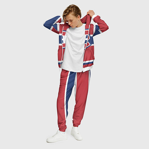 Мужской костюм Montreal Canadiens / 3D-Белый – фото 3