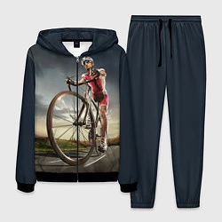 Костюм мужской Велогонщик, цвет: 3D-черный