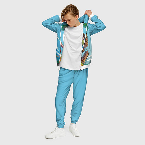 Мужской костюм Minecraft Woodcutter / 3D-Белый – фото 3