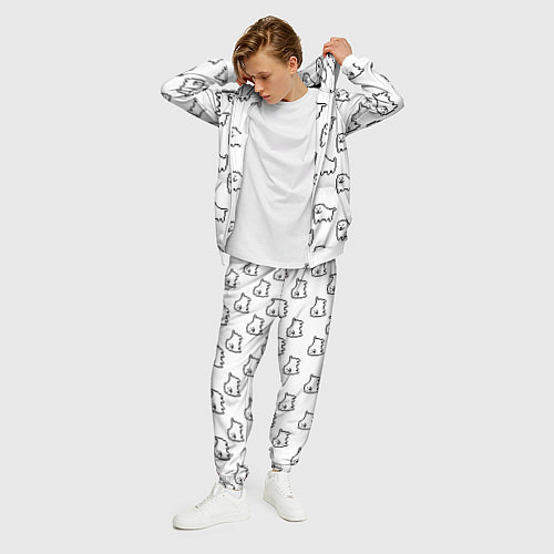 Мужской костюм Undertale Annoying dog white / 3D-Белый – фото 3