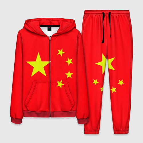 Мужской костюм Китай / 3D-Красный – фото 1