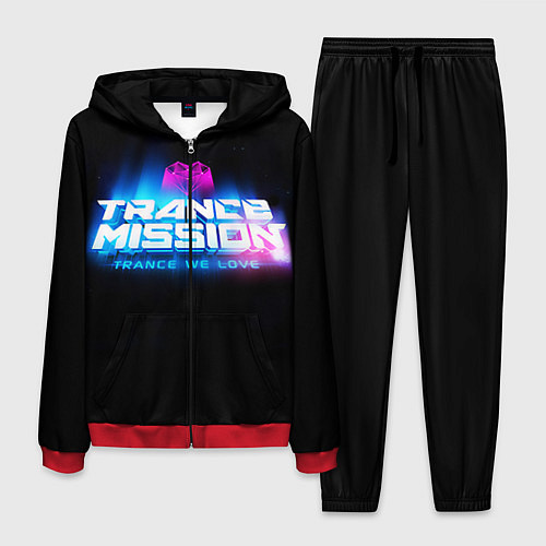 Мужской костюм Trancemission: Trance we love / 3D-Красный – фото 1