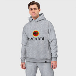 Мужской костюм оверсайз Bacardi, цвет: меланж — фото 2