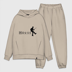 Мужской костюм оверсайз House MD