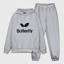 Мужской костюм оверсайз Butterfly Logo