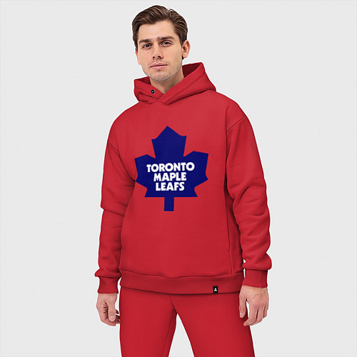 Мужской костюм оверсайз Toronto Maple Leafs / Красный – фото 3