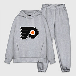 Мужской костюм оверсайз Philadelphia Flyers, цвет: меланж