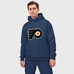 Мужской костюм оверсайз Philadelphia Flyers, цвет: тёмно-синий — фото 2