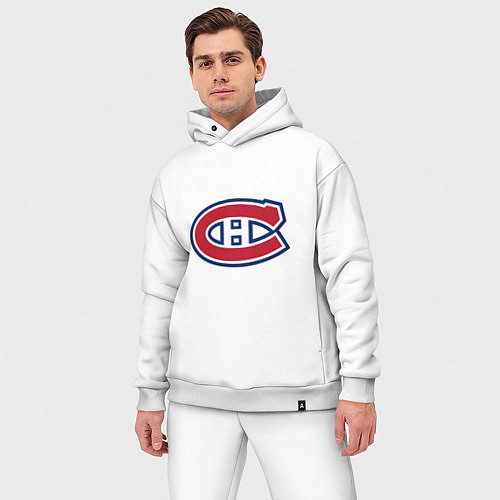 Мужской костюм оверсайз Montreal Canadiens / Белый – фото 3