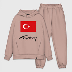 Мужской костюм оверсайз Turkey, цвет: пыльно-розовый
