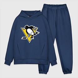 Мужской костюм оверсайз Pittsburgh Penguins: Malkin 71, цвет: тёмно-синий
