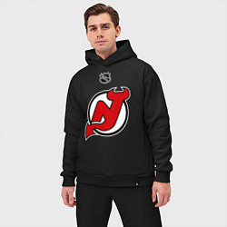 Мужской костюм оверсайз New Jersey Devils: Kovalchuk 17, цвет: черный — фото 2