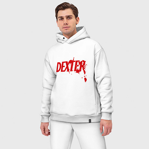 Мужской костюм оверсайз Dexter Blood / Белый – фото 3