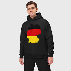 Мужской костюм оверсайз Германия (Germany), цвет: черный — фото 2