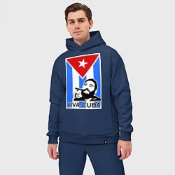 Мужской костюм оверсайз Fidel: Viva, Cuba!, цвет: тёмно-синий — фото 2