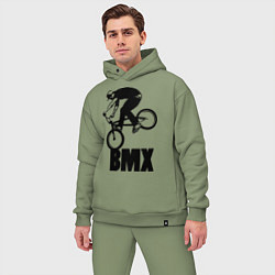 Мужской костюм оверсайз BMX 3, цвет: авокадо — фото 2