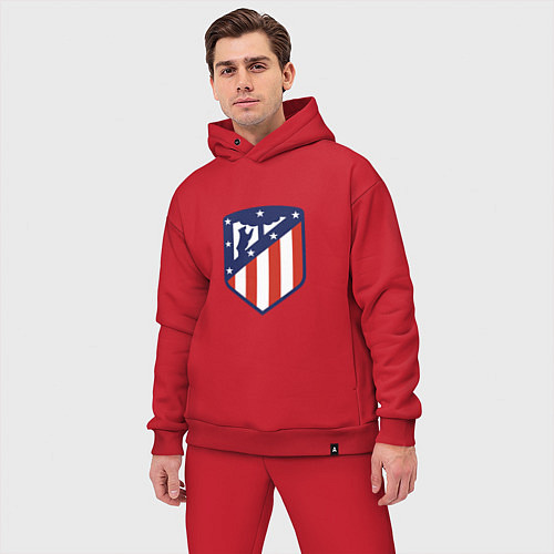 Мужской костюм оверсайз Atletico Madrid / Красный – фото 3