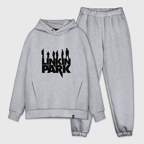 Мужской костюм оверсайз Linkin Park / Меланж – фото 1